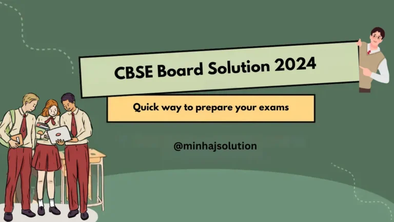 CBSE Board Solution 2024